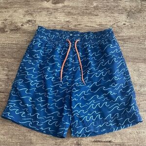 Crew Cuts Boys' Wave Print Swim Trunk Shorts Size 6